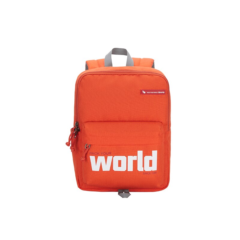 Oiwas Small Women's Backpacks Bolsas Feminin College Students Trend High Middle School Bag For Men Teens Travel Backpack: Orange World Small