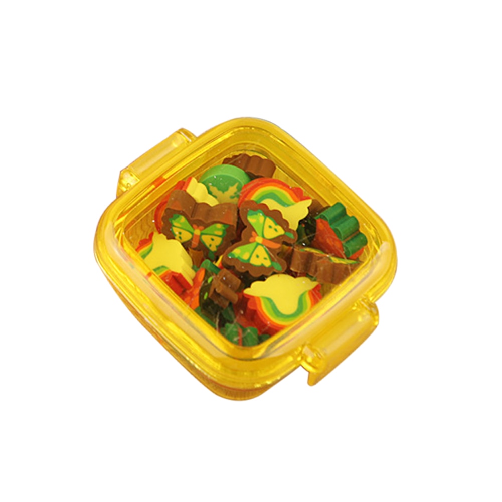 20 Teile/schachtel Nette Regenbogen Schmetterling Blume Gummi Radiergummi Kind Schule Schreibwaren