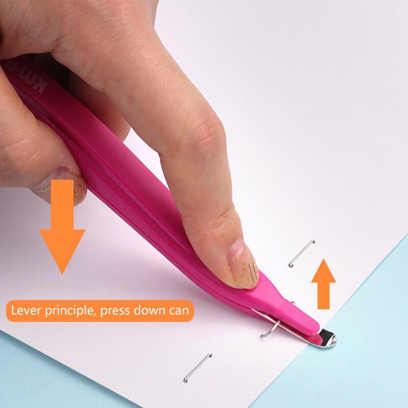 Portable Magnetic Staple Remover Puller Less Effort Staples Removal Tool for Home Office School Stationary
