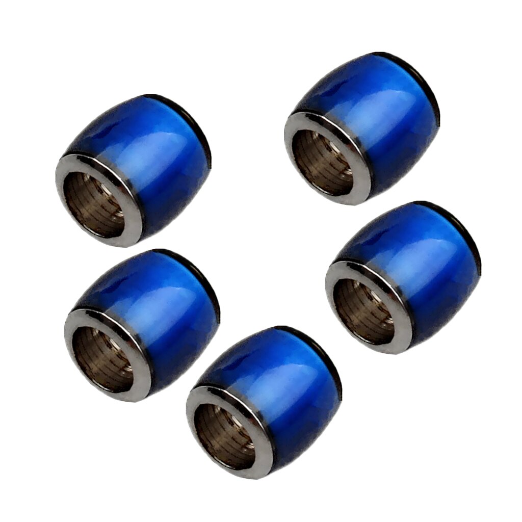 Perles d&#39;humeur thermosensibles, 5 pièces, breloques d&#39;espacement de baril pour collier et Bracelet 7x7mm