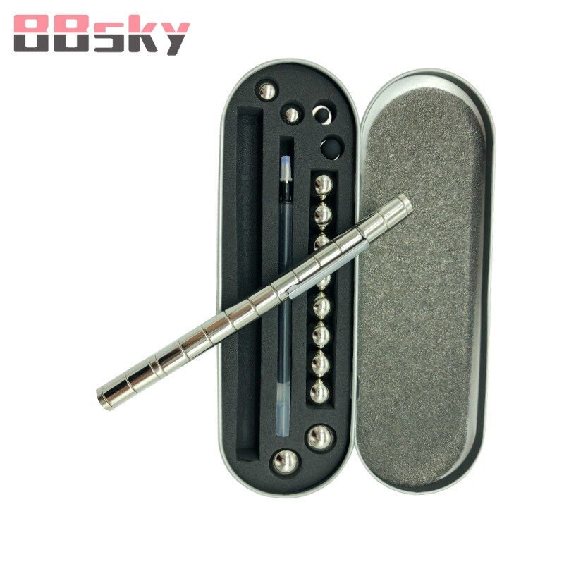 Bbsky magnetische pen metalen variëteit magneet magnetische waterdichte condensator cool play variabele decompressie pen  c338