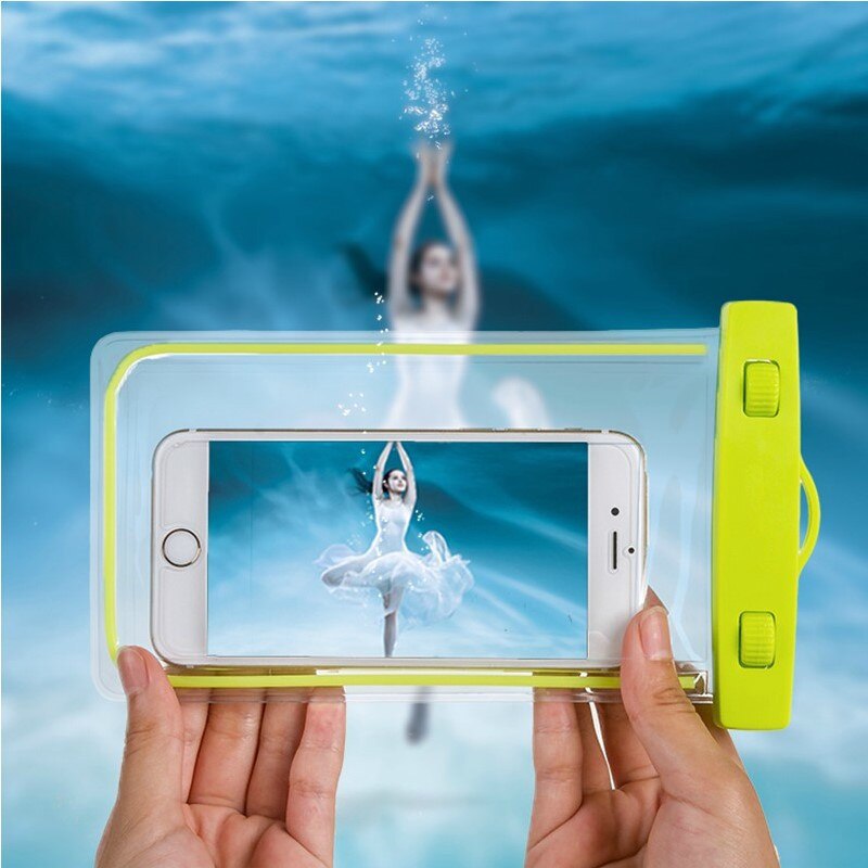 Universal Waterproof Phone Pouch For iPhone Waterproof Cases For Xiaomi Underwater Light Box Swimming Waterproof Bag For Samsung