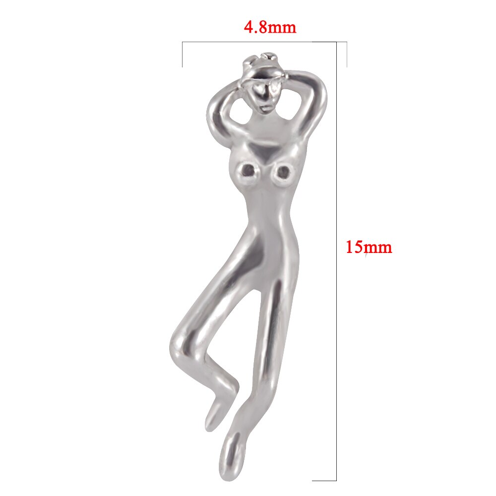 1 Pc Chirurgisch Staal Dermal Anchor Top Maan Dragonfly Micro Dermal Anchor Piercings Lippen Skin Diver Piercing Lichaam Sieraden 14G: Style D Top