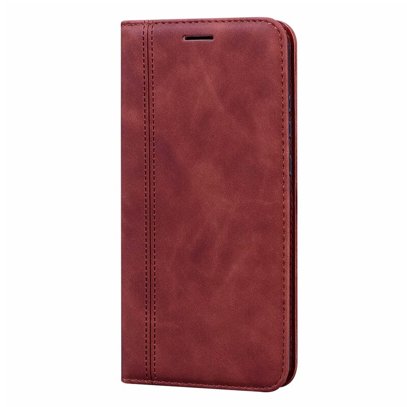 Funda para Realme 7 5G RMX2111, carcasa de cuero con libro para Realme7 Realmi 5G, Carcasa protectora para teléfono, Funda con tapa: XNw Brown