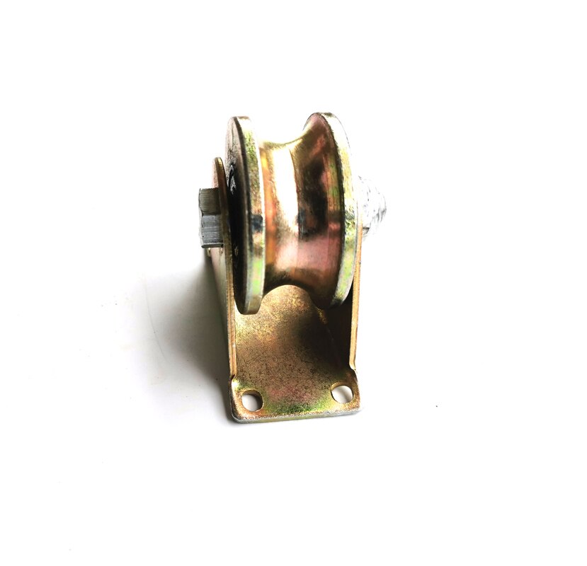 3Inch Schuifpoort Wielen, U Groeflager Rollers Met Beugel Karren Tot 500KGS