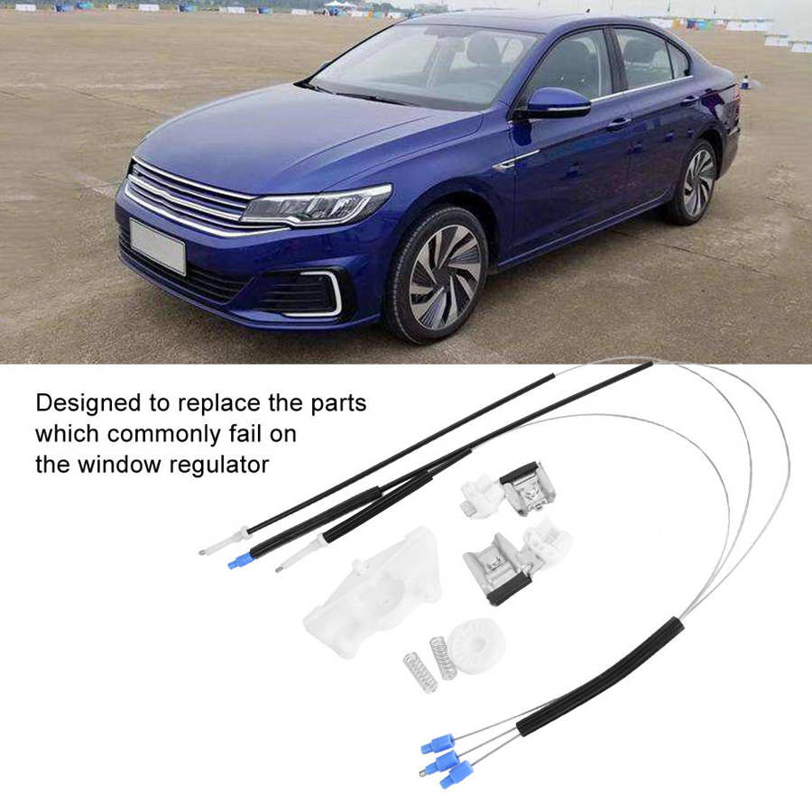 Car Front Left Window Regulator Lifter Repair Kit Complete Parts Fit for Bora 1997-2006 Car Accessories