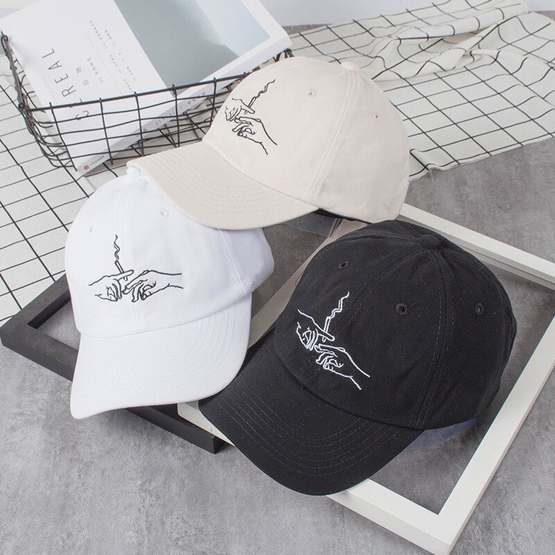 LINJW Summer Korean Style Embroidery Baseball Cap for Men Women Hip Hop Snapback Caps Street Style Baseball Hat Outdoor Dad Hats