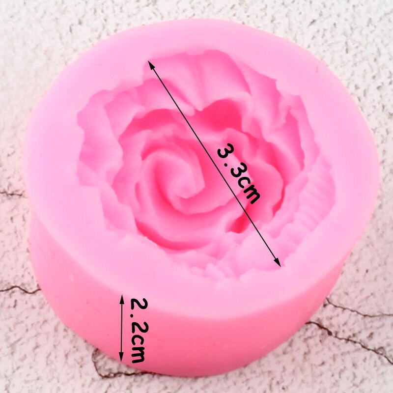 Rose Blume Pfingstrose Silikon Form Kuchen Dekoration