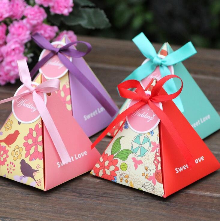 Maat S vogel bloem snoep chocolade papier geschenkdoos voor bruiloft verjaardag thee gunst decoratie DHL fedex EMS