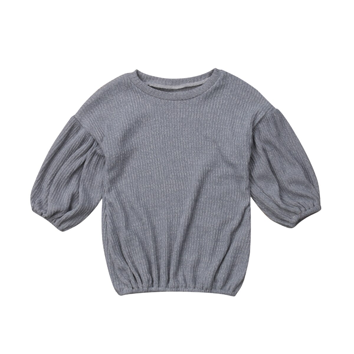 Herfst Effen Peuter Kids Baby Meisjes Outfits Lantaarn Lange Mouw Sweatshirt Trui Tops T-shirt Jas Blouse 1-6Y: C / 6T