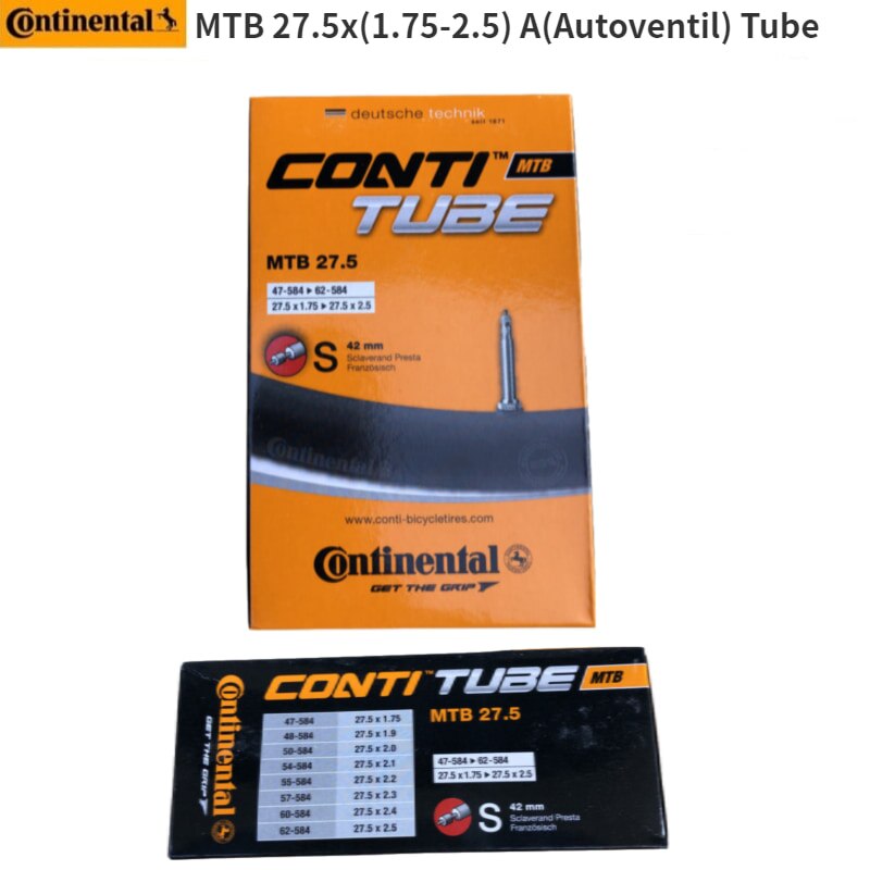 Continental MTB inner tube mountain inner tube 26'' 27.5'' 29'': 27.5 42mm FV