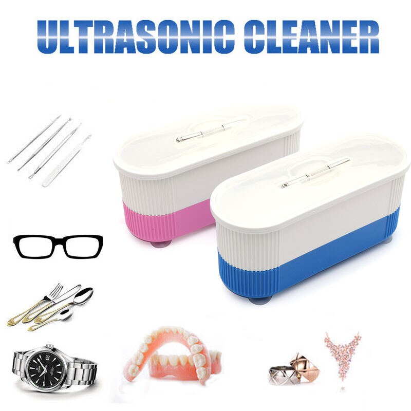 Ultrasonic Eyeglass Glasses Cleaner Cleaning Watch Ring Bracelet