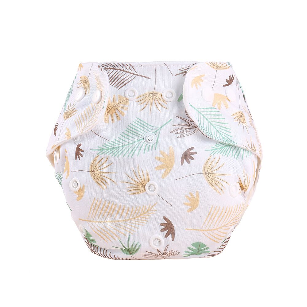 Cloth Baby Diapers, Reusable Adjustable Cloth Diaper, 4x Absorbent