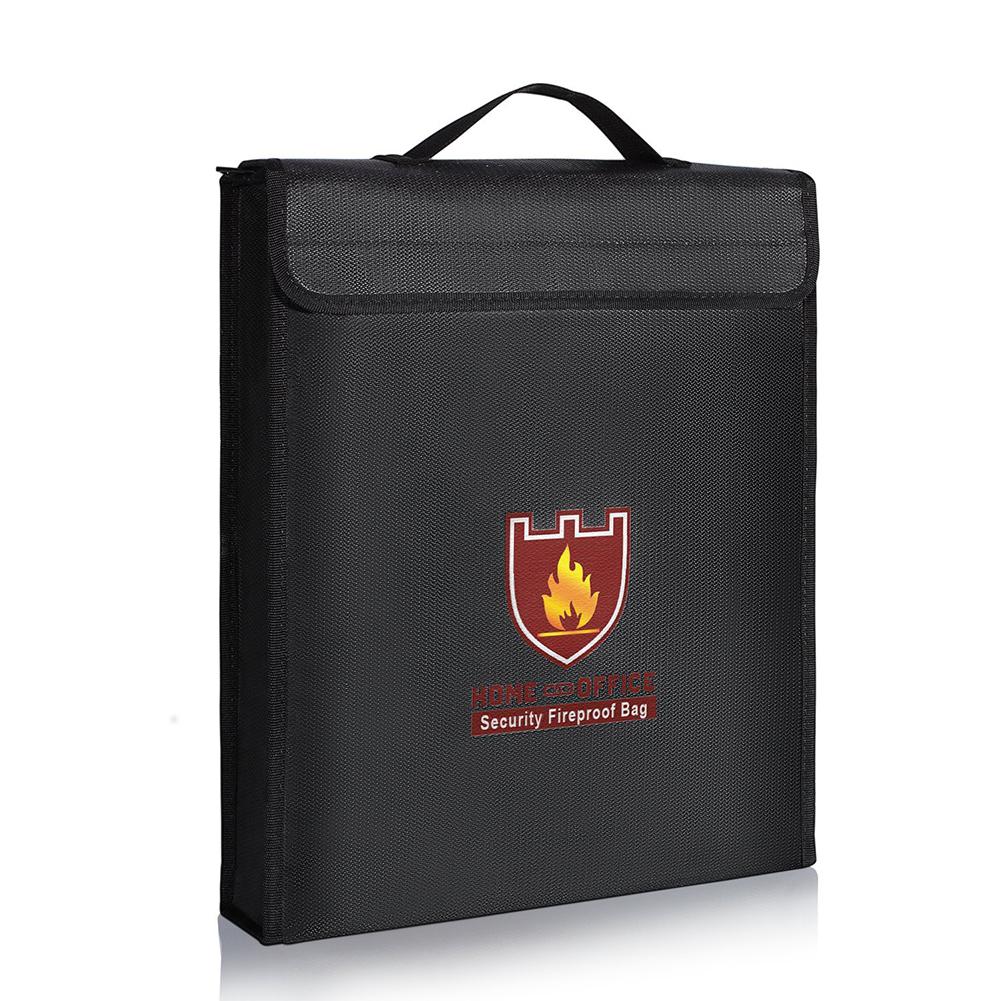 Dubbelzijdig Draagbare Bestand Zak Brandwerende Waterdicht Hittebestendig Thuis Document Zak D25: Default Title