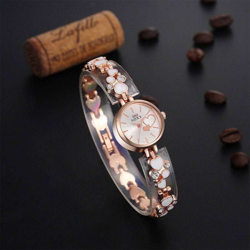 SOXY femmes de luxe Top montre nouvelle montre-Bracelet à Quartz femmes Bracelet montres dames horloge relogio feminino