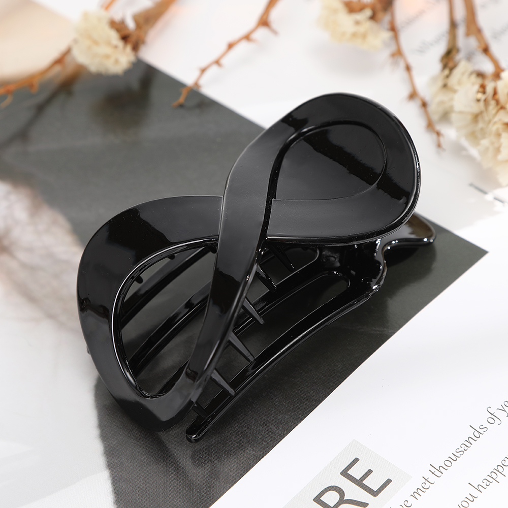 Pince à cheveux en forme de bec de canard pour femmes et filles, pince à cheveux en plastique sans couture, épingles à cheveux simples, outils de coiffure, accessoires: C