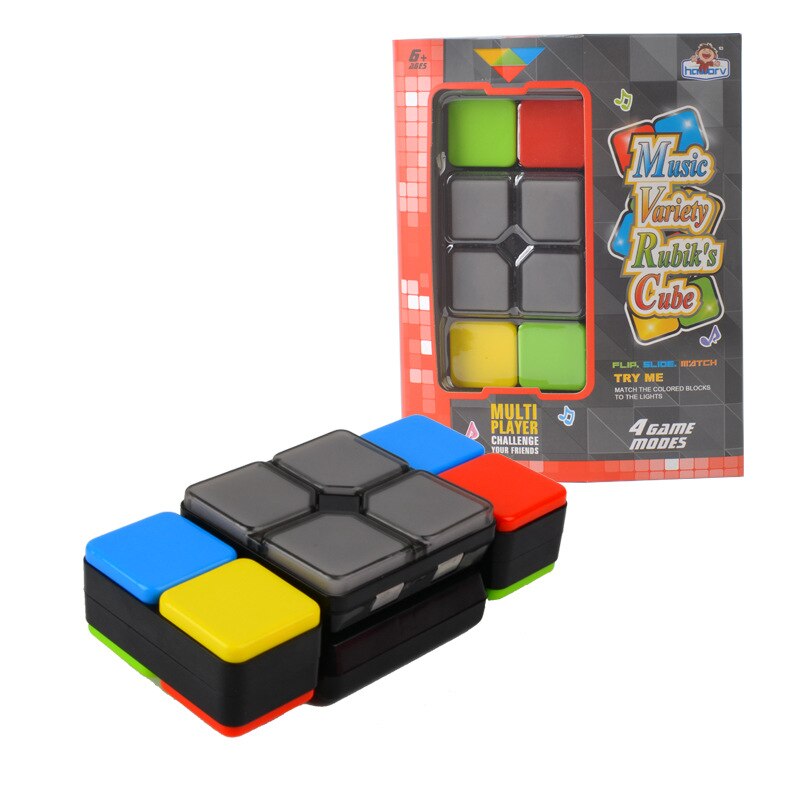 Cubo di musica elettronica suono luce memoria gioco Puzzle regali di decompressione antistress giocattolo educativo di intelligenza per bambini: Window pack box