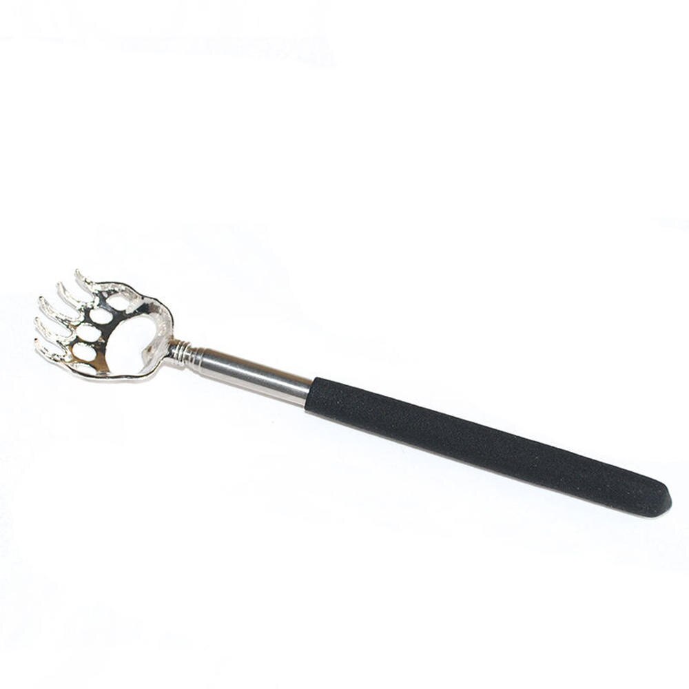 Back Scratcher Telescopic Scratching Backscratcher Massager Kit Back Scraper Extendable Telescoping Itch Health Products Hackle: Bear Claw Black