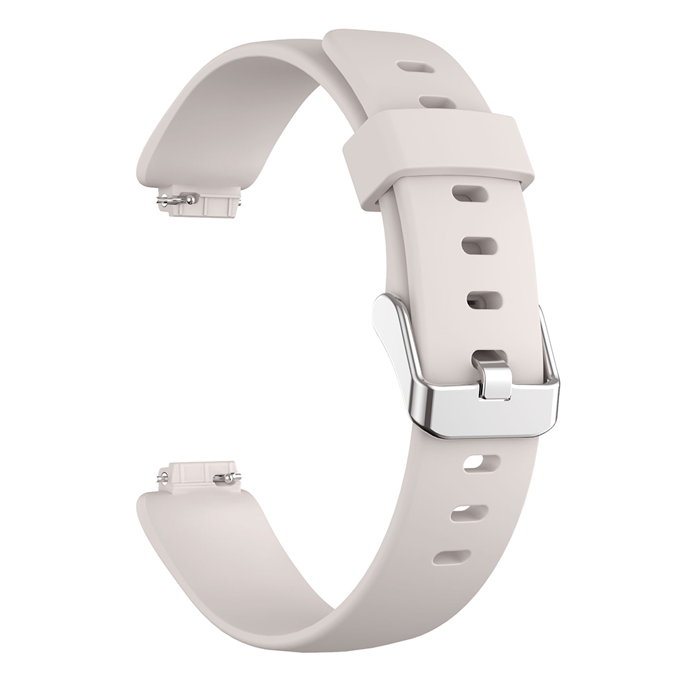 Bracelet de montre en Silicone pour Fitbit inspire 2, avec boucle en métal, Sport, accessoires: Khaki / S (5.5-6.7 inch)