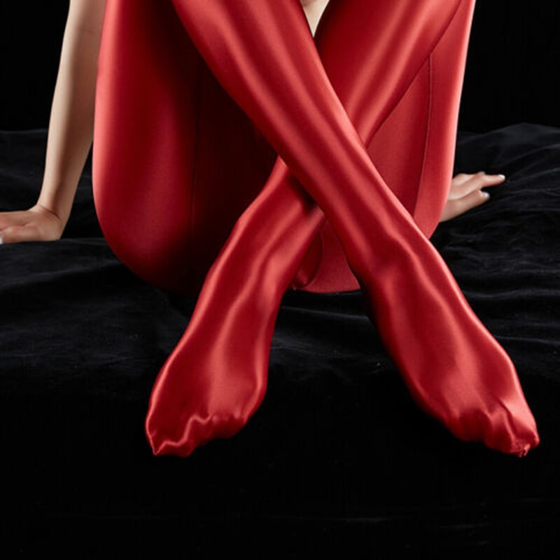 Frauen Glänzenden Glänzend Spandex Strümpfe undurchsichtig Strumpfhosen Sport Fitness Strumpfhosen