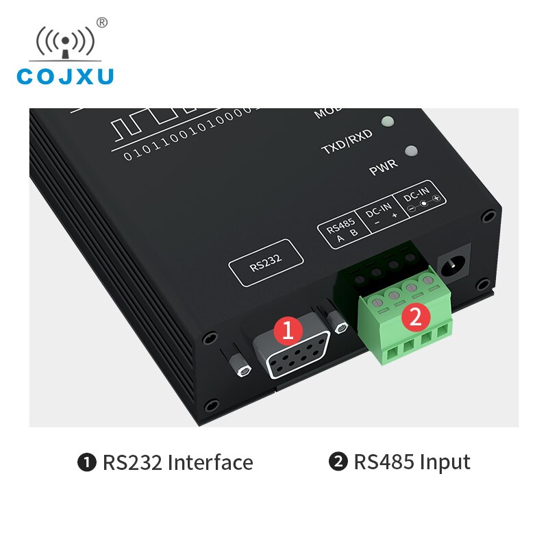 LoRa – Modem émetteur-récepteur sans fil SX1268, 433MHz, RS232, RS485 IoT, RSSI, pour agriculture intelligente (400SL22P)