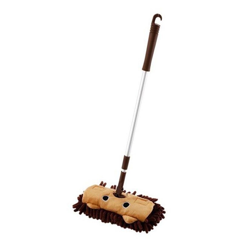 Kids Rekbaar Floor Cleaning Tools Mop Bezem Stoffer Play-House Speelgoed: coffee