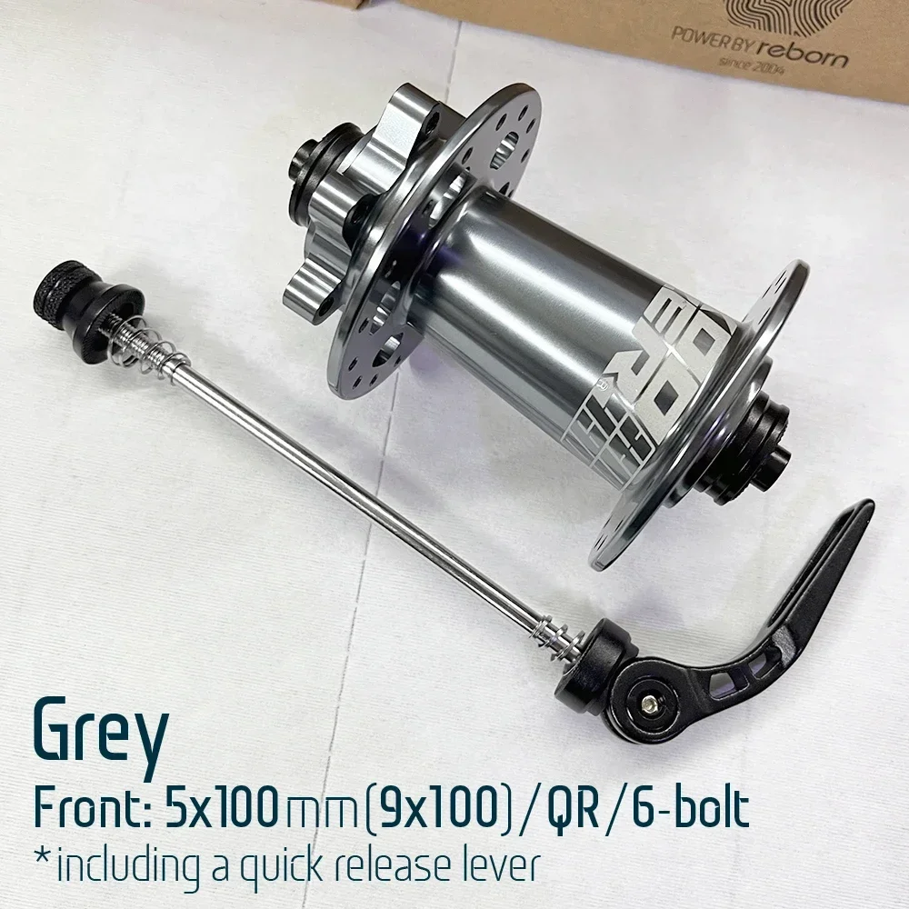 Koozer XM490pro Front MTB 5x100mm QR 9x100mm TA 15x100mm THRU 28H 32 Holes 6 Bolts Disc 2 Sealed Bearing Bike Parts Bicycle Hub: WHITE