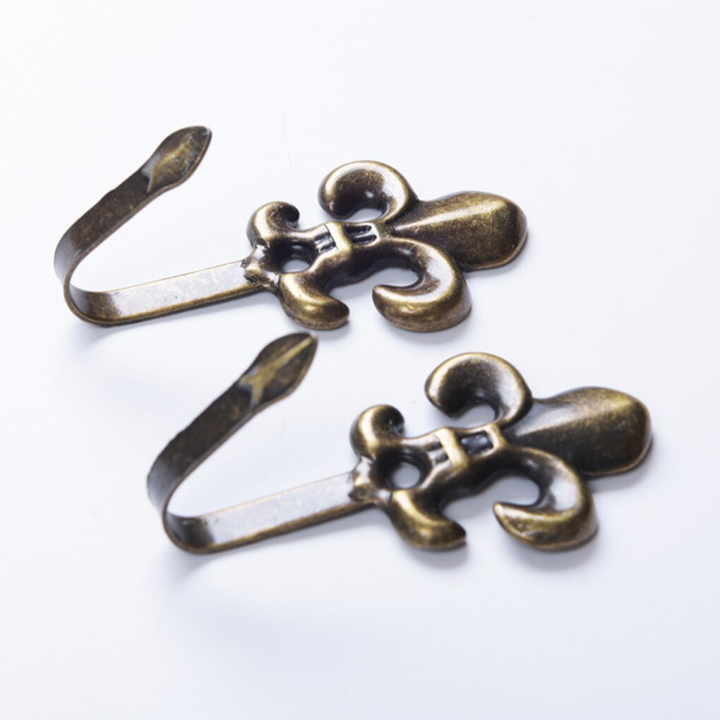 1 par metall gardin krok gardin hengende holder tilbake skumring vegg henger