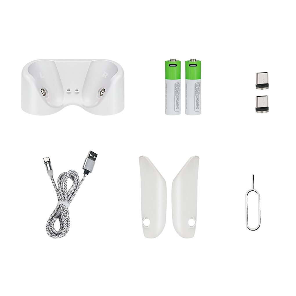 Controllers Charging Dock PC Station Charger Stand Storage Base with Rechargeable Battery VR Replacement for Oculus Quest 2: Default Title