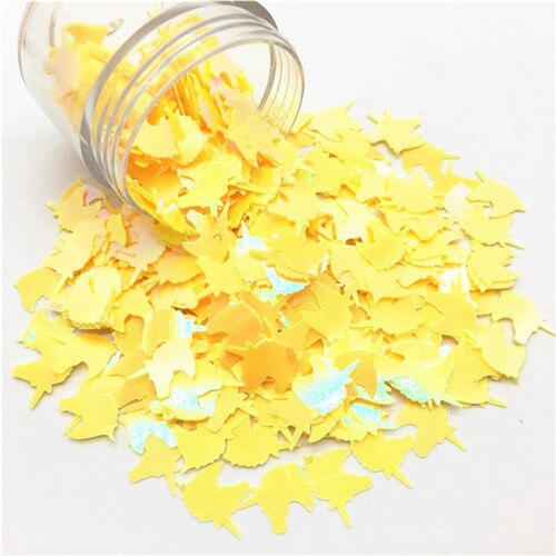 Pailetten 8*12 Mm Grote Eenhoorn Vorm Losse Pailletten Diy Ambachten Handgemaakte Niveau Toneelvoorstellingen Kleding Naaien Accessoires 10G: AB yellow