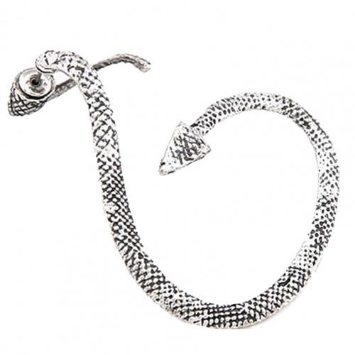 1Pc Punk Oor Manchet Slang Vorm Oorbel Sieraden Voor Vrouwen Styling Accessoires: Antiek Zilver