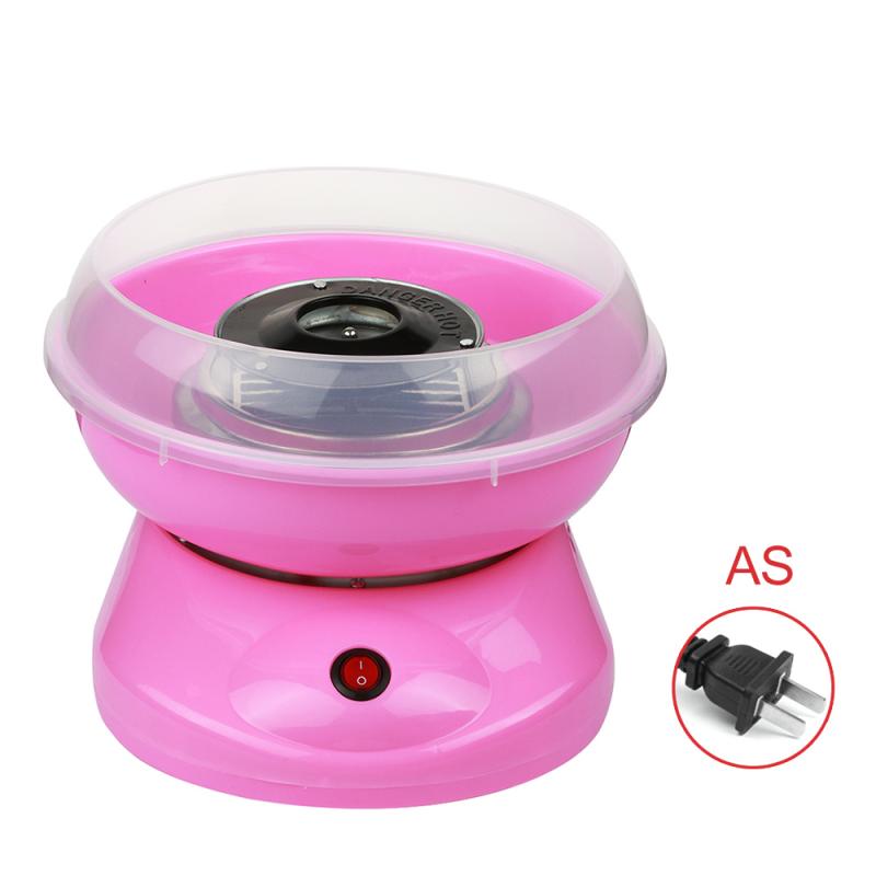 Électrique bricolage doux barbe à papa fabricant Mini Portable coton sucre fée soie guimauve Machine enfants 220V Machine à bonbons: Pink US