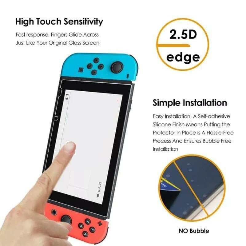 2 stks/set 9 H Gehard Glas Screen Protector Voor Nintend Schakelaar Screen Protector Voor Nintendo Switch NS Console Film Cover