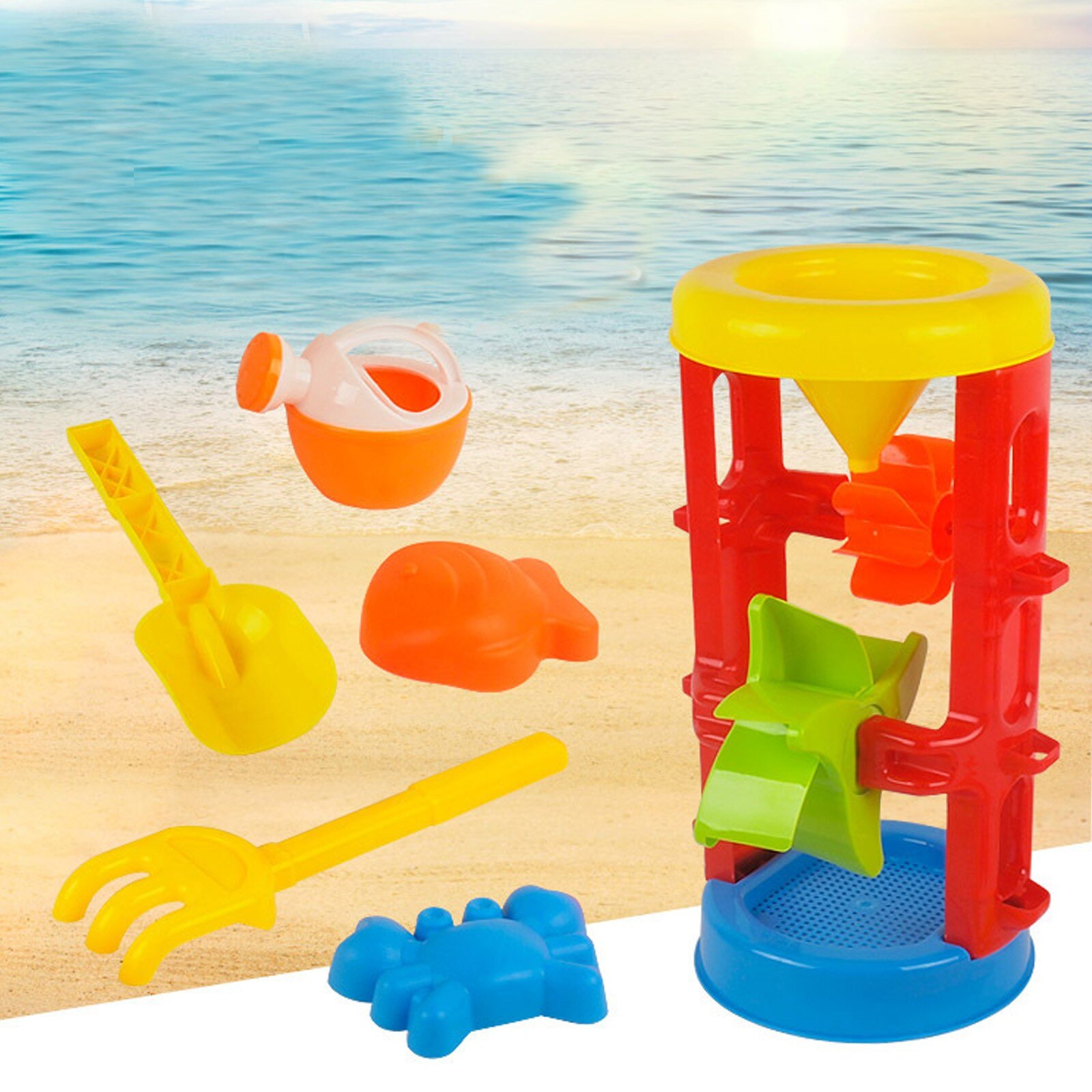 Kinetische Zand 5 Stuk Strand Speelgoed Zand Set Zand Play Zandbak Speelgoed Zomer Outdoor Speelgoed Set Voor Zand Strand Armatuur zand