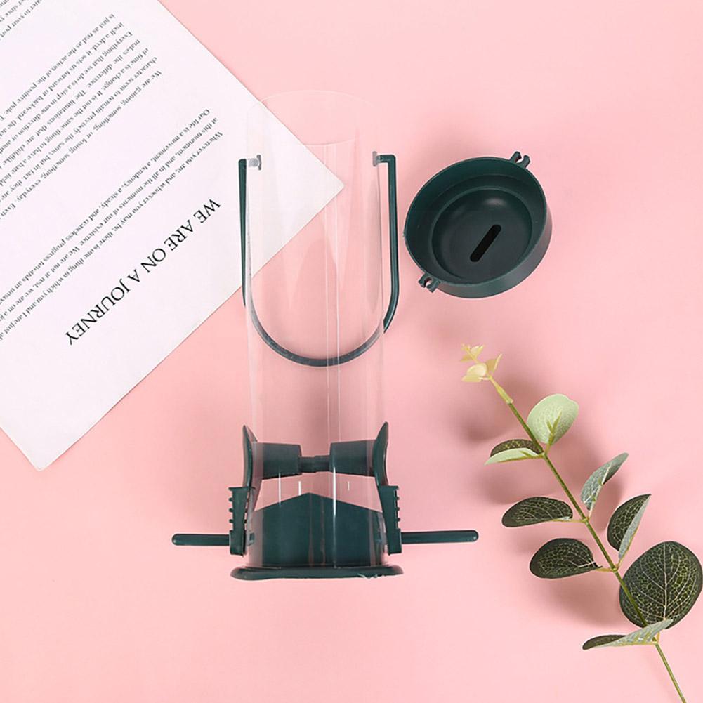 Pet Bird Feeder Pet Food Dispenser Outdoor Hanging Automatic Holes Foot Feeder Multiple Feeding Tool Bird Flying Animal S7P8