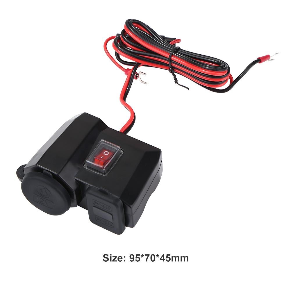 Motorcycle Sigarettenaansteker Usb Charge 12V Voltmeter Mobiele Telefoon Snellader Voor Mobiele Telefoon Ondersteuning Ios