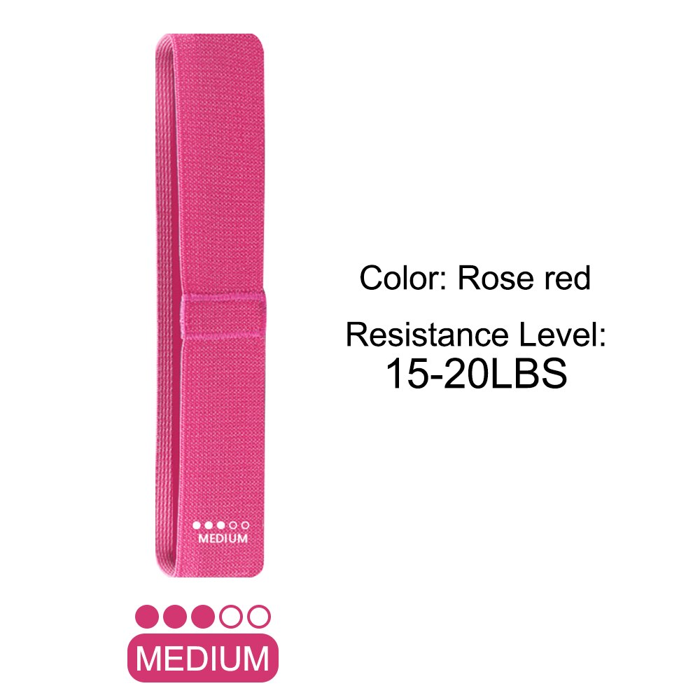 105lb Lange Widerstand Schleife Band einstellen unisex Fitness Yoga Elastische Bands Hüfte Kreis Oberschenkel Hocken Band trainieren Fitnessstudio Ausrügestochen für hause: rot 15-20lb