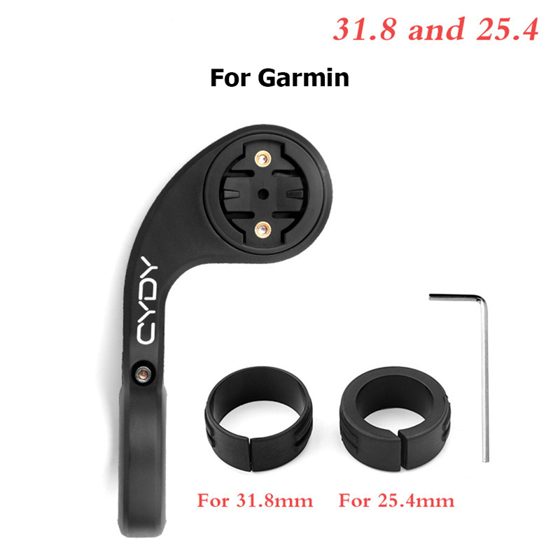 Fahrrad Computer Halterung MTB Rennrad Lenker Stoppuhr GPS Verlängerung Gestell Für Garmin Bryton Wahoo Zubehör BC0674: Weiß