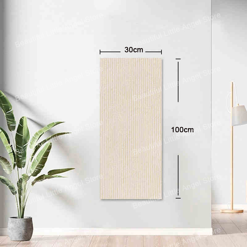 Cat Scratching Mat with Self-Adhesive Trimmable Cat Carpet Cat Scratching Carpet Corner Wall Cat DIY Scratch Furniture Protector: WHITE