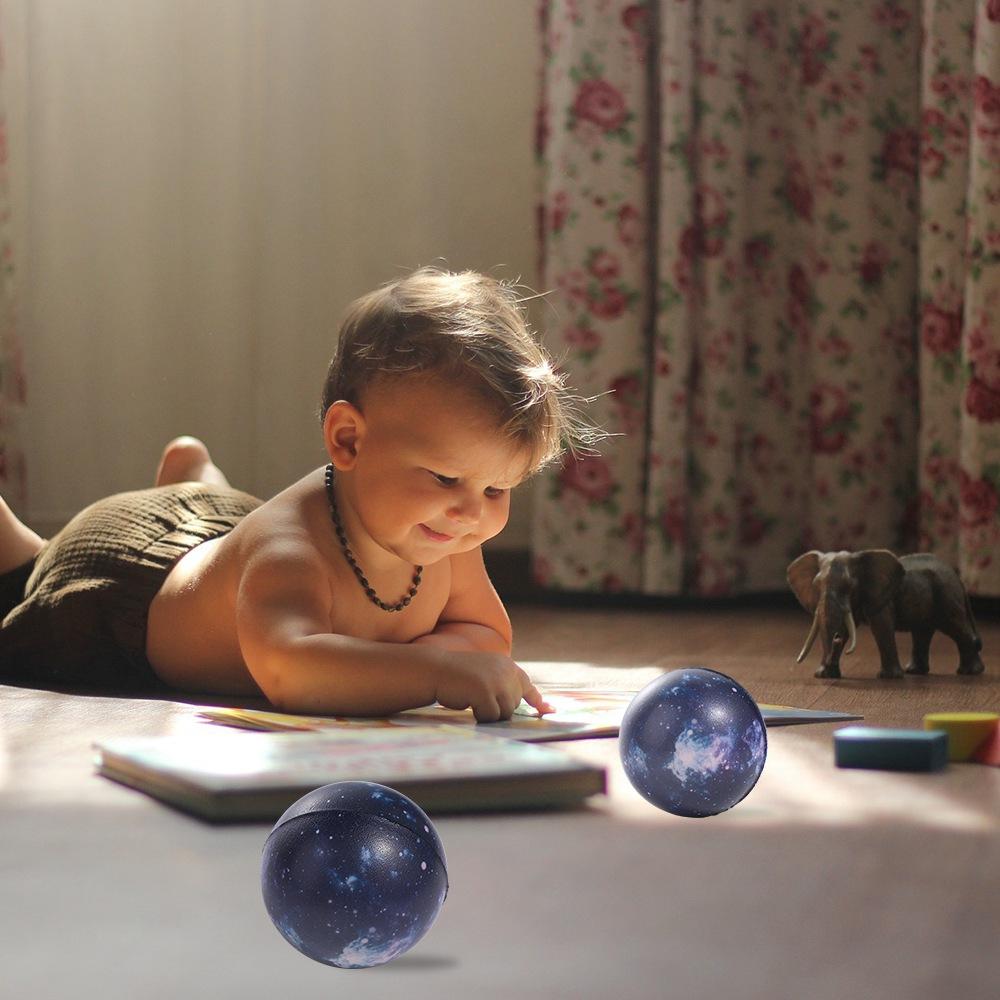 Galaxy Solar System Planet Balls Slow Rebound Planets Space Planets Ball 6.3cm Soft Galaxy Foam Ball Theme Party