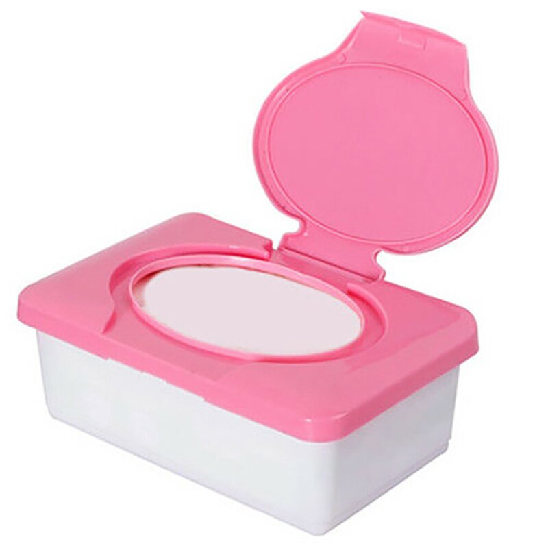 Droog Nat Tissue Papier Doos Plastic Case Real Tissue Case Babydoekjes Servet Druk Pop-Up Thuis tissue Houder Accessoires