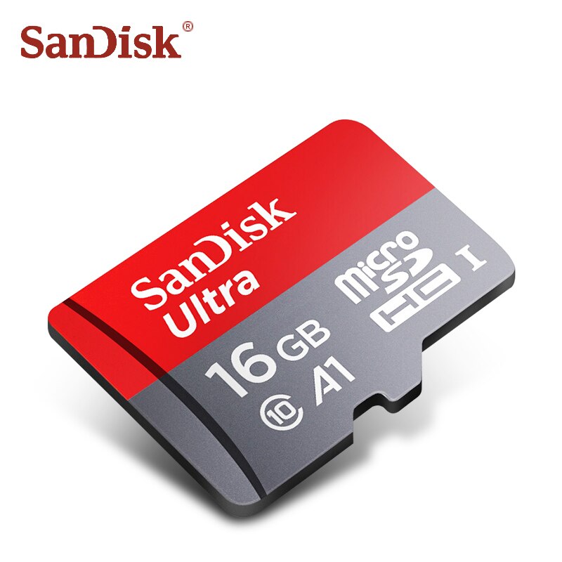 SanDisk-tarjeta Micro SD de 128GB, 64GB, 32GB, 16GB, 98 mb/s, tarjeta de memoria flash usb Class10, producto Original: 16 GB