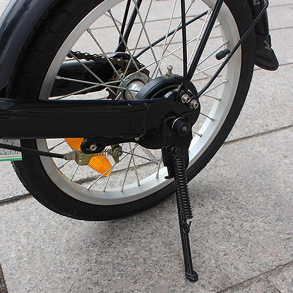 Simple Bicycle Foot Brace Black Bike Side Support Rack Adjustable Steady Children Bike Kickstand Foot Brace