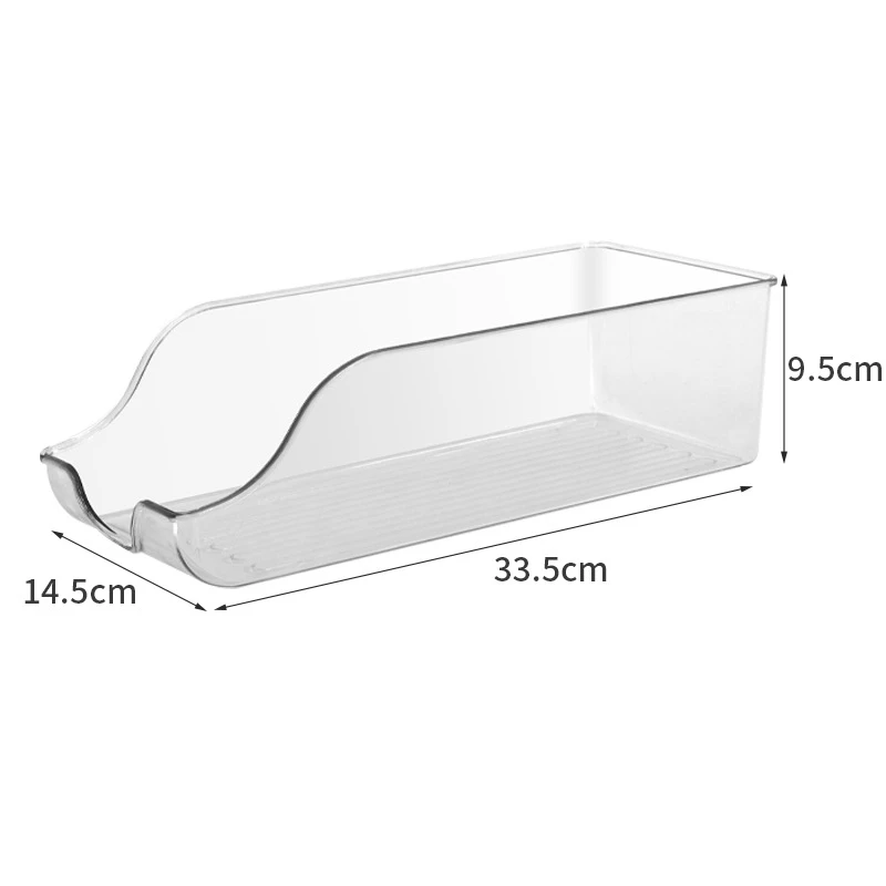 Organizador de latas de cocina, despensa, organizador de latas de refrescos, refrigerador, dispensador transparente, accesorios de cocina, 1/2 Uds.: green