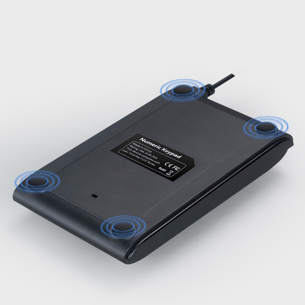 USB Mini Numeric Keyboard Three Colors RGB Backlit USB Wired Keyboard Waterproof Number Pad Numeric Keypads For PC Laptop