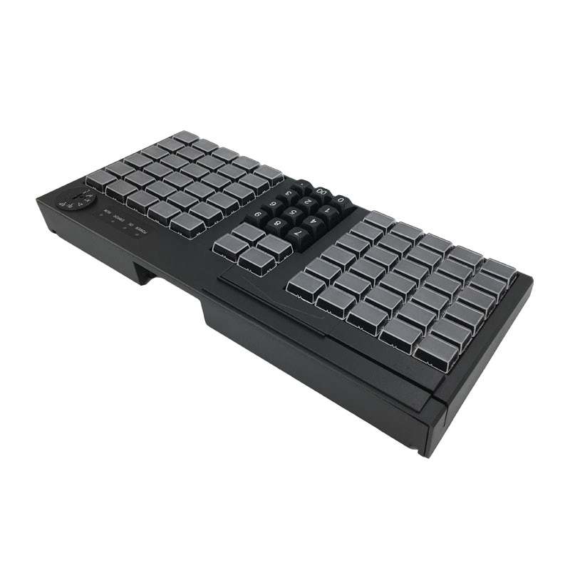 KB76 POS Tastatur Beste in Europa Markt 76 Tasten Gute Magnetische kartenleser programmierung tastatur