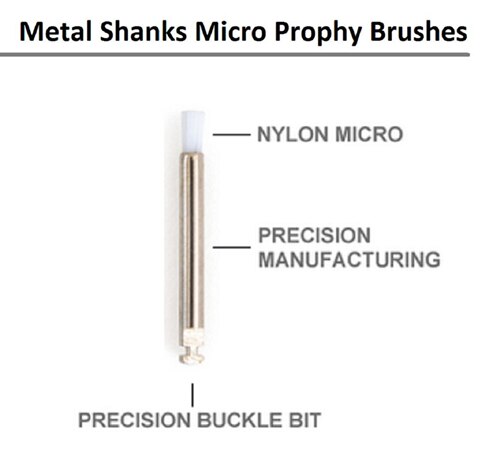 Dental Nylon Polishing Polisher Brushes Latch Micro Prophy Star Brush