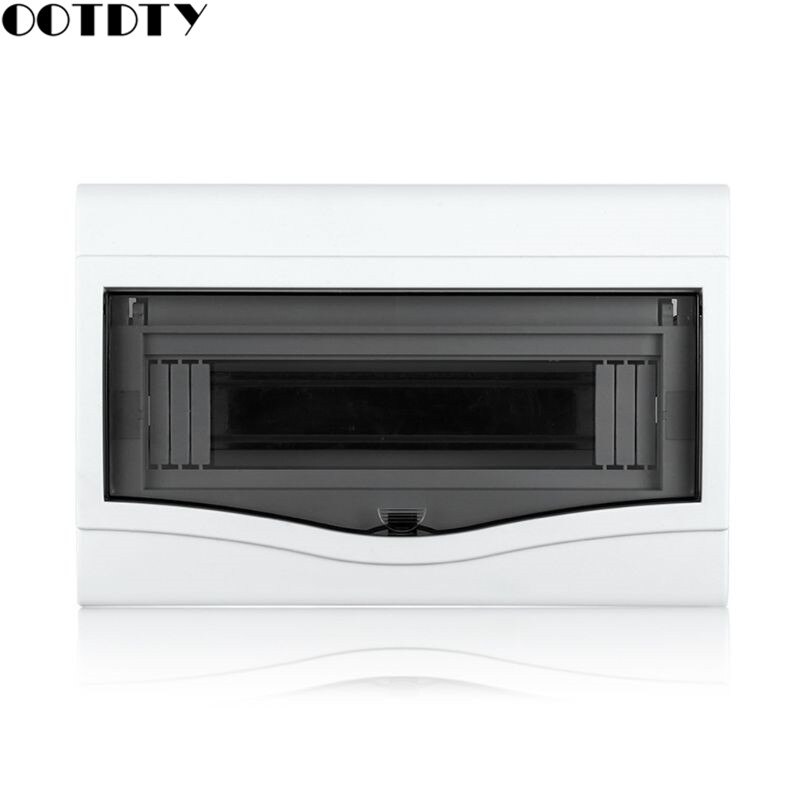 Plastic Electrical Distribution Box Home Lighting Box for 2-4/5-8/9-12 Ways Surface Mounted Circuit Breaker