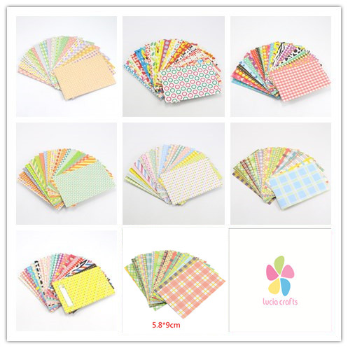 Lucia ambachten 20 sheets/lot Kleurrijke Masking Papier Ambachtelijke Stickers Tape Scrapbooking DIY Stickers Voor Foto Decoratie I0413