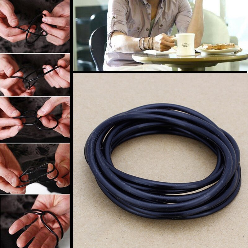 10 stuks puur zwarte armband voor volwassenen en kinderen, sieraden, fluorescerende mooie armbanden, lichtgevende gelei, siliconen,  u9 6